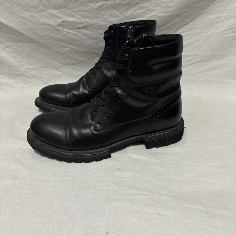 INC International Tull Cap-Toe Boots Shoes‎ BLACK  Shoes SZ 10